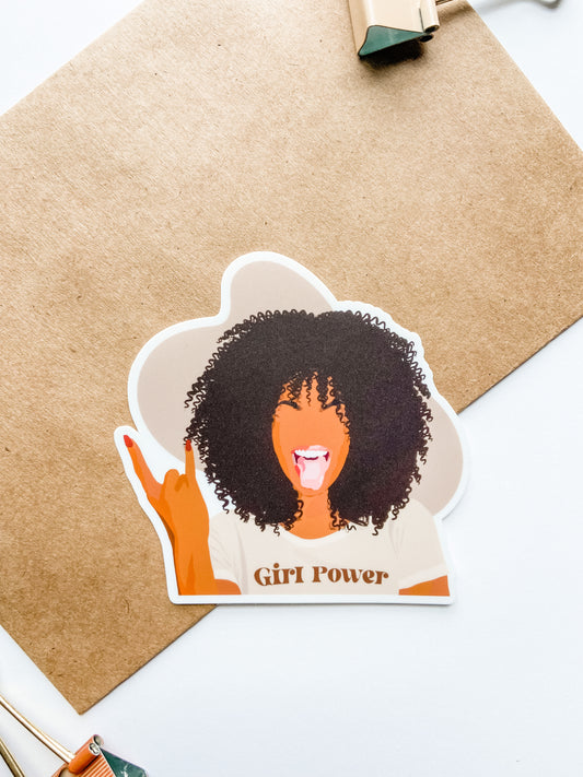 "Girl Power" Matte Vinyl Sticker