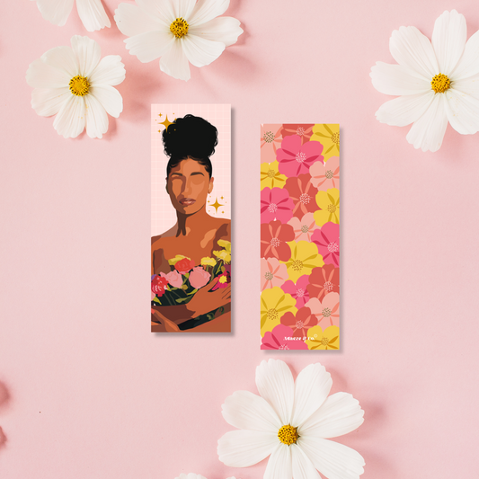In Full Bloom Floral Bookmark
