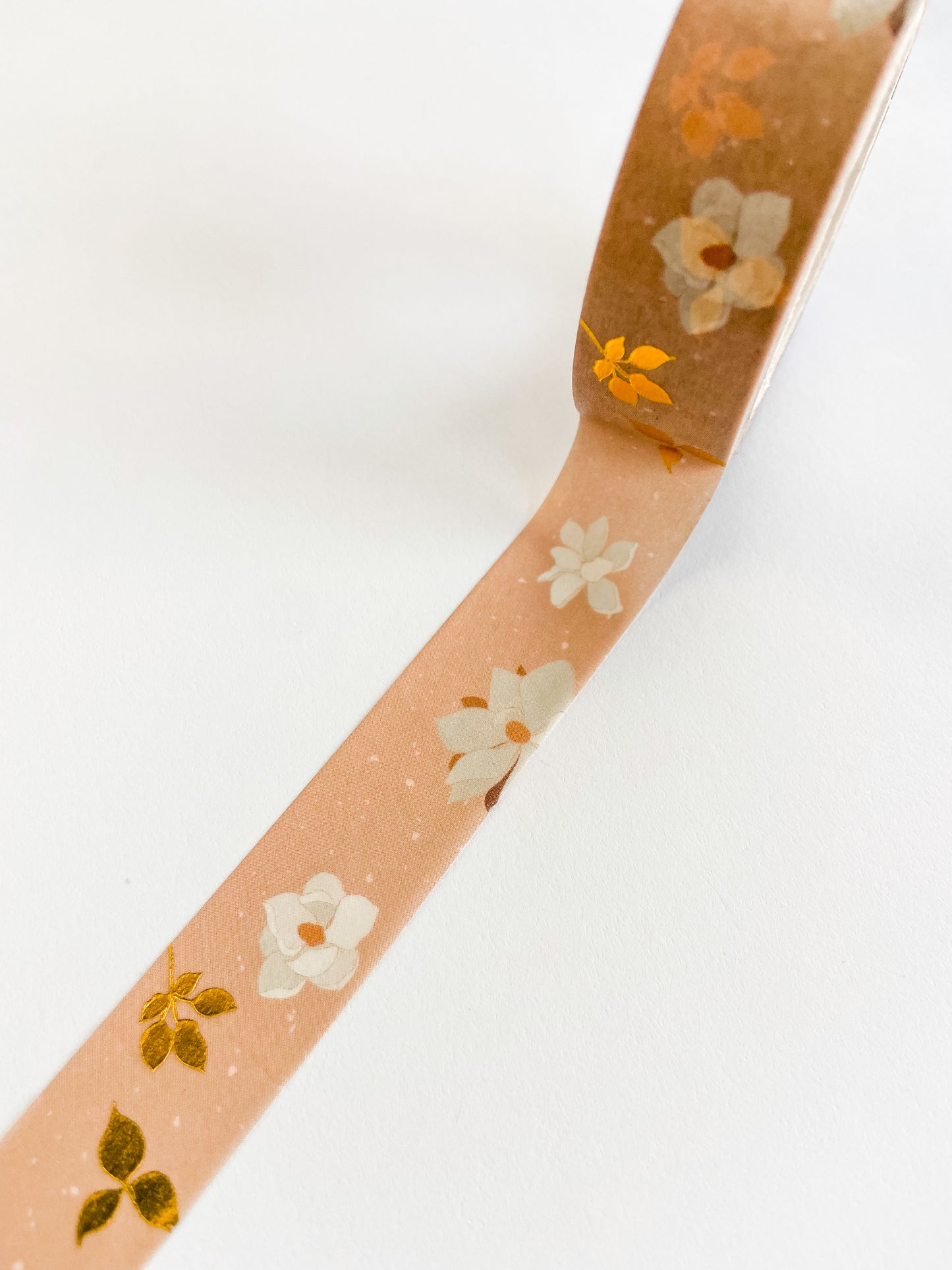 Gold Foiled Flowers Washi Tape