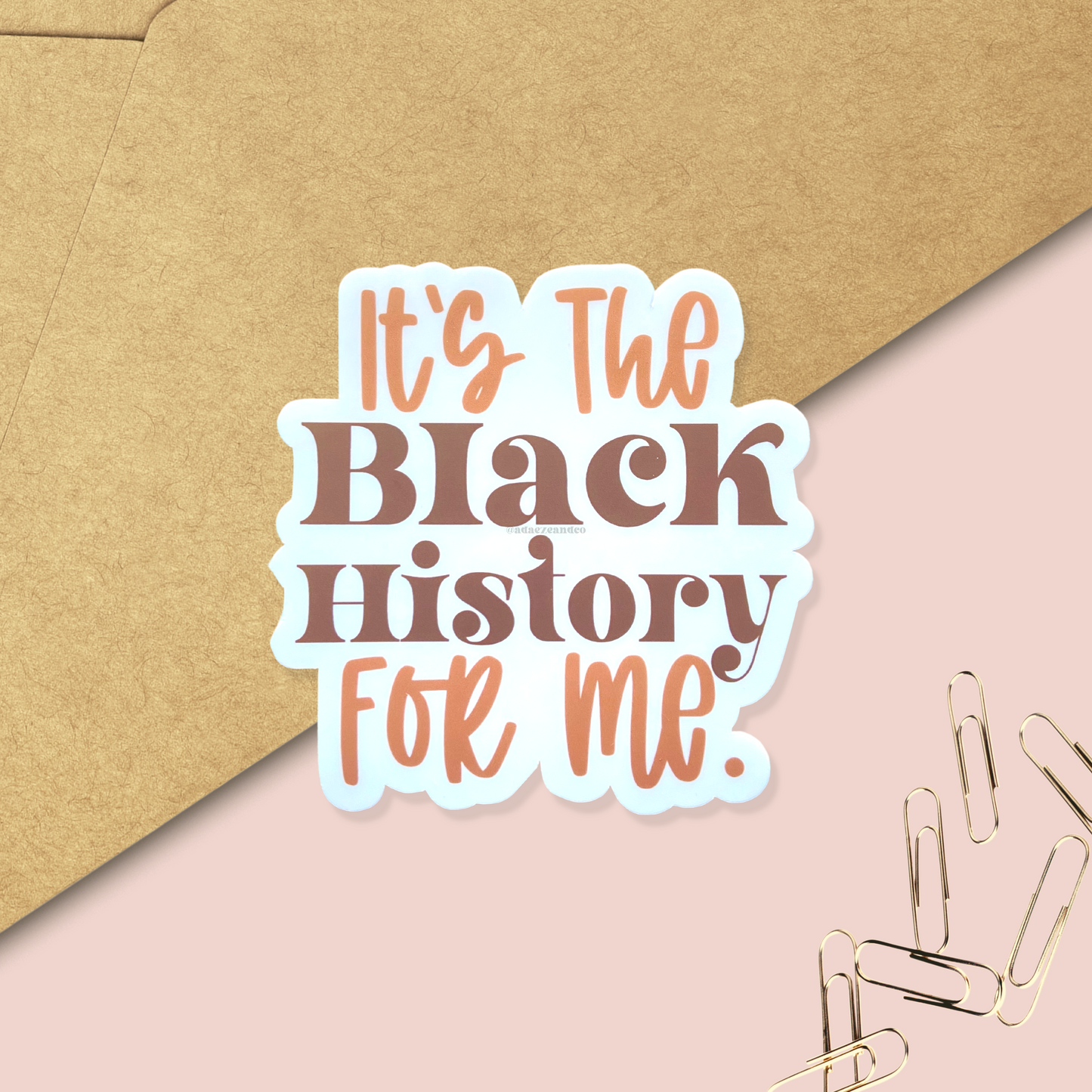 Black History 365 Vinyl Sticker