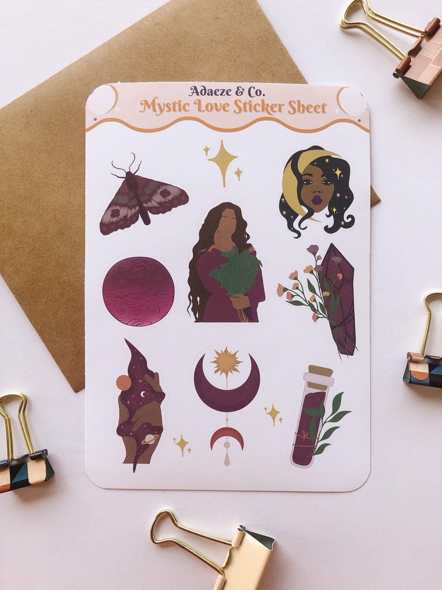Mystic Arts Sticker Sheet