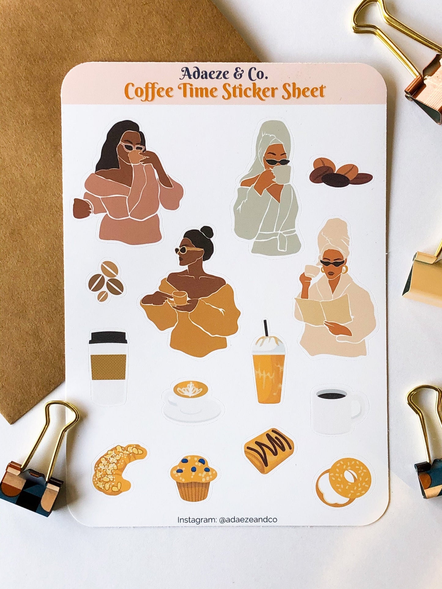 Coffee Time Sticker Sheet