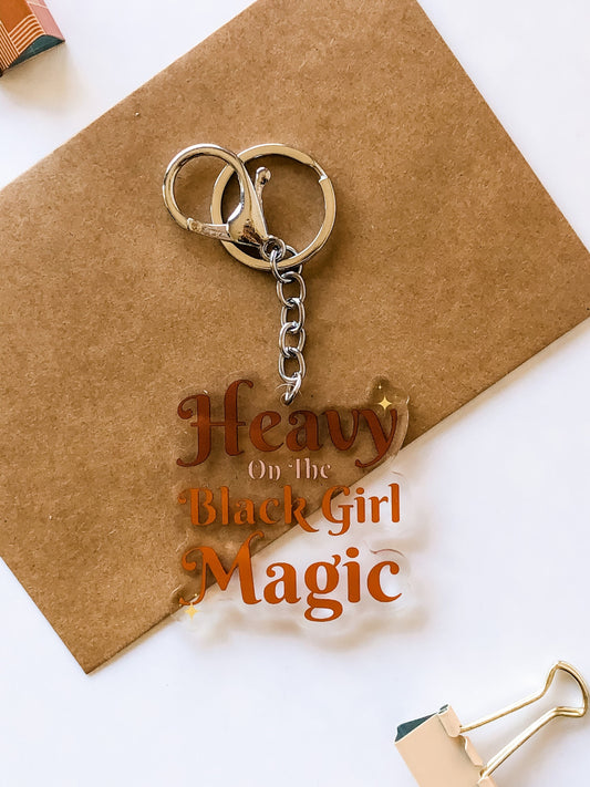 Black Girl Magic Keychain, Black Queen Keychains, Black Pride Keychain, Melanin Keychains, Inspirational Keychain, Acrylic Keychains