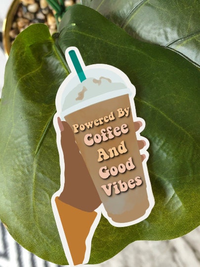 Coffee Lover Vibes Vinyl Sticker