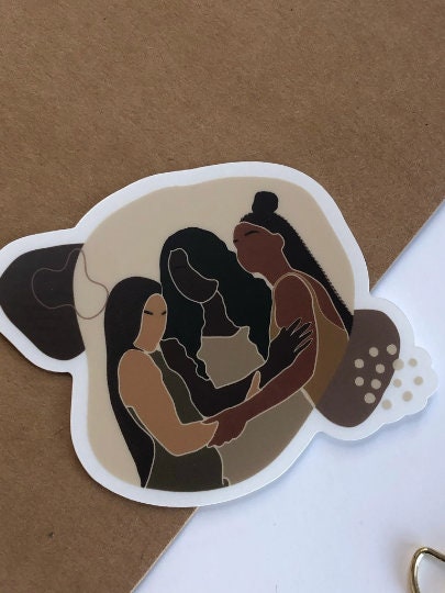 "Sisterhood" Transparent Vinyl Sticker