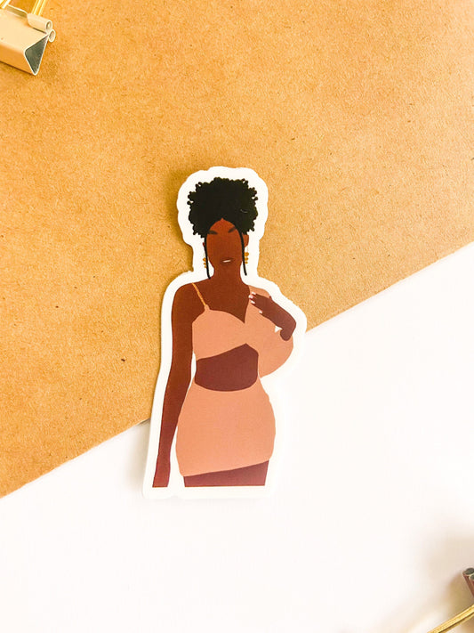 Cute Black Girl Stickers, Black Girl Magic Stickers, Black Girl Planner Stickers, Custom Black Girl Stickers, Black Girl Planner Dolls