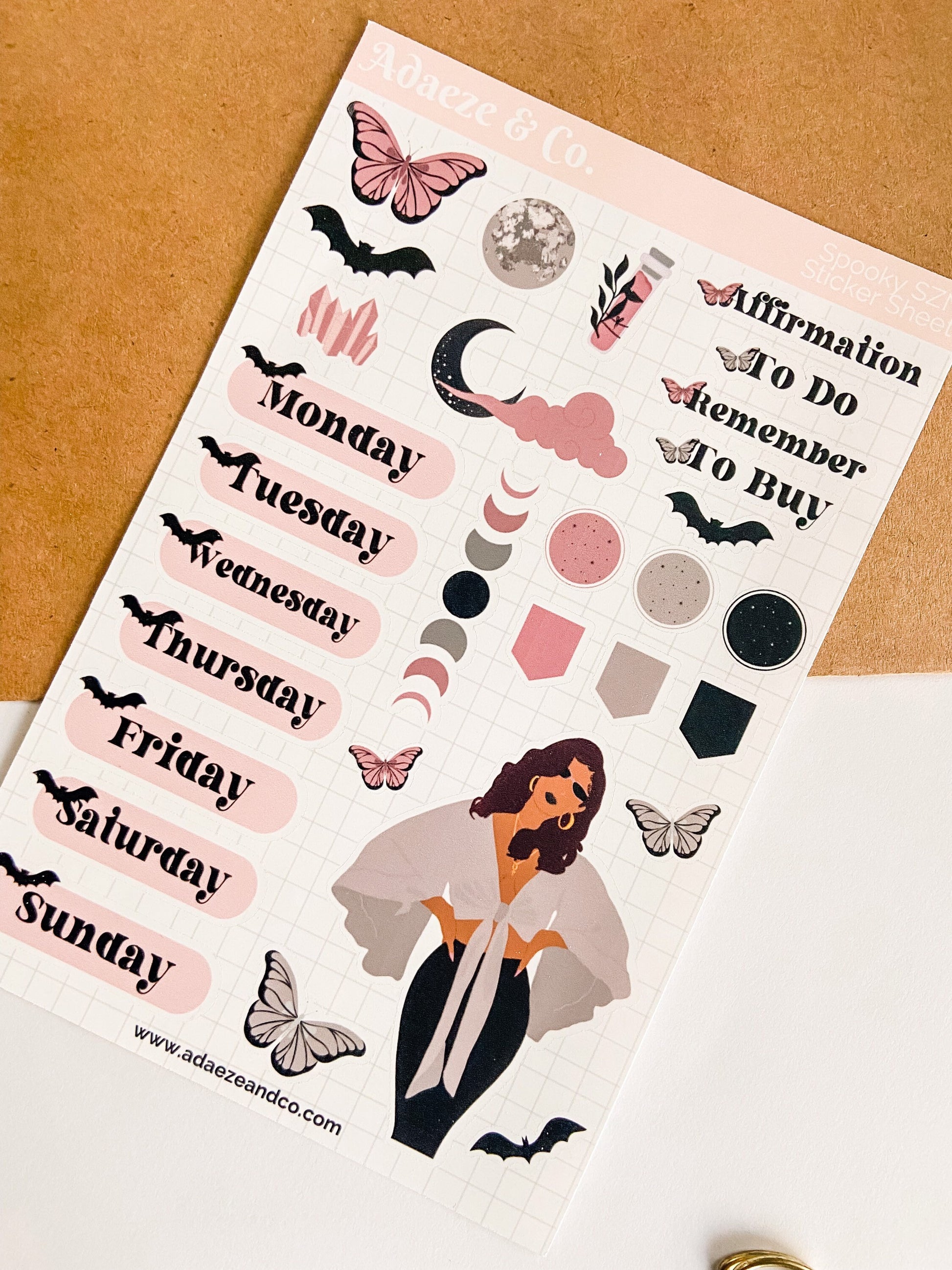 Halloween Little Squad Mini Sticker Sheet – shandstudio.